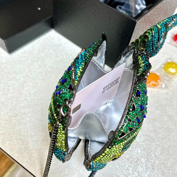 Neiman Marcus Mini  Luxury Sparkling Tropical Fish Purse - Picture 3 of 4